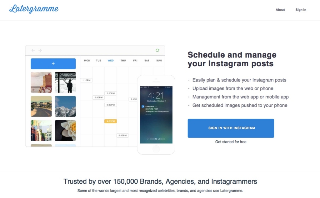 Latergram - Upload and Schedule your Instagram Posts